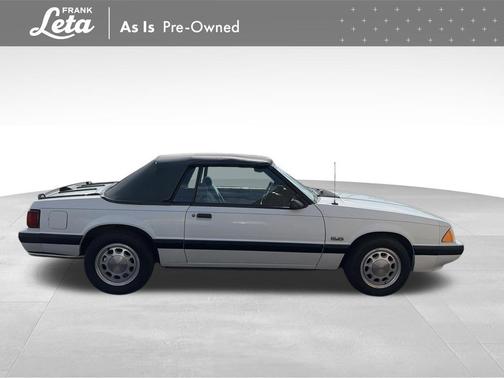 White 1988 Ford Mustang LX