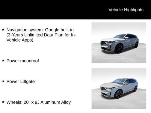 2026 Acura MDX Advance Package