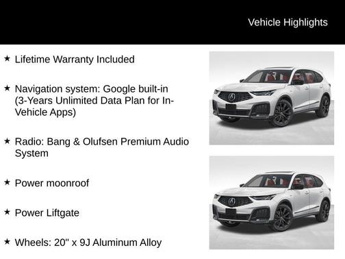 2026 Acura MDX A-Spec