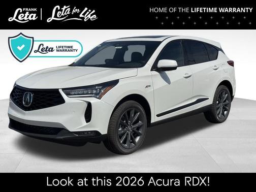 White 2026 Acura RDX A-Spec PACKAGE