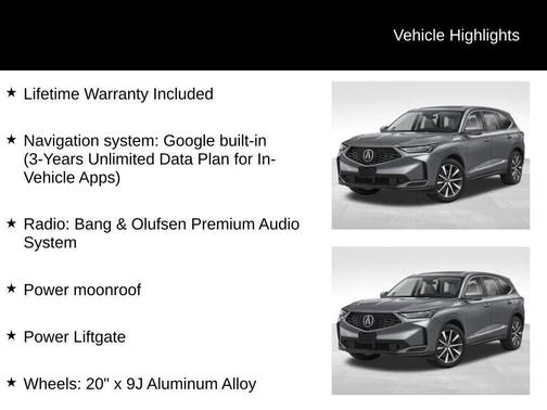 2026 Acura MDX Technology Package
