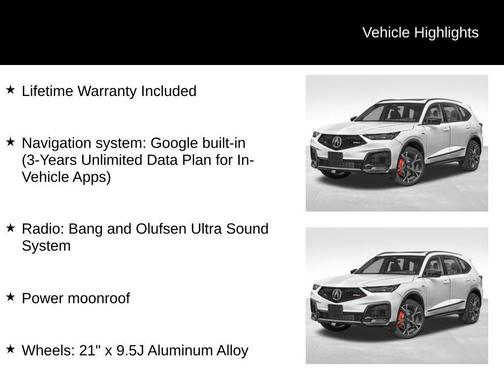 2026 Acura MDX Type S w/Advance Package