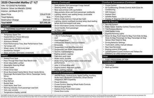 2020 Chevrolet Malibu LT