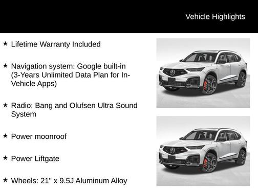 2026 Acura MDX Type S w/Advance Package