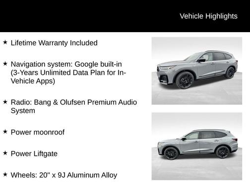2026 Acura MDX A-Spec Advance Package