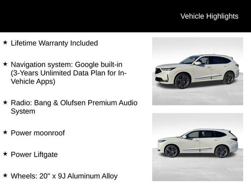 2026 Acura MDX Advance Package
