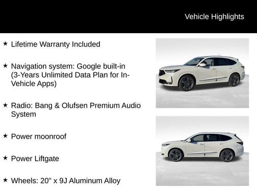 2026 Acura MDX Advance Package
