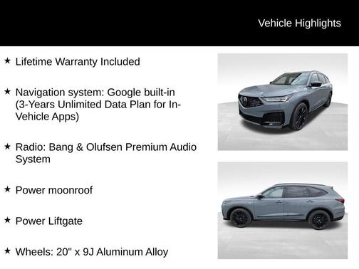 2026 Acura MDX A-Spec Advance Package