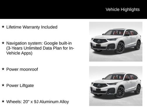 2026 Acura MDX A-Spec