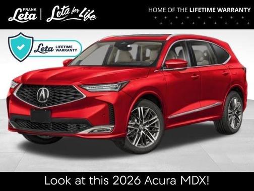 Black 2026 Acura MDX Advance Package