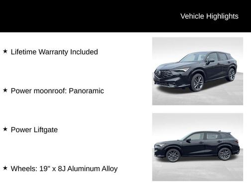 Black 2026 Acura ADX A-Spec