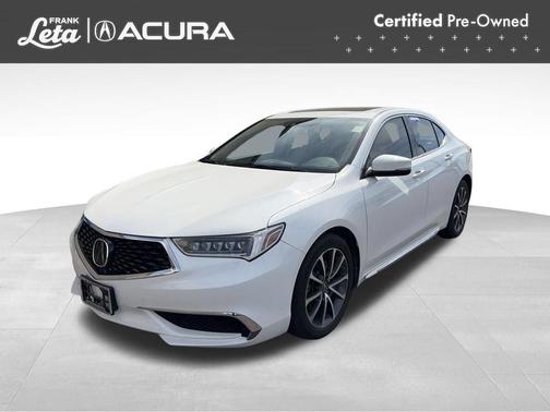 White 2018 Acura TLX V6 w/Technology Package