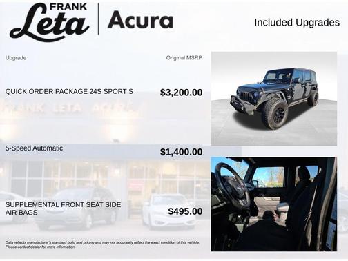 2018 Jeep Wrangler JK Unlimited Sport