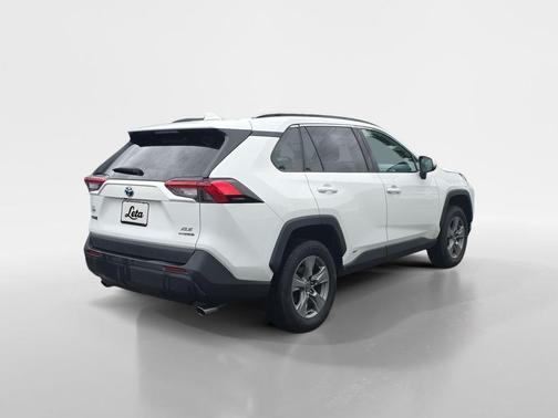 White 2023 Toyota RAV4 Hybrid XLE