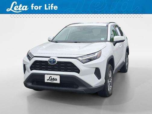 White 2023 Toyota RAV4 Hybrid XLE