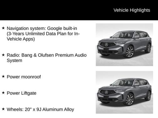2026 Acura MDX Technology Package