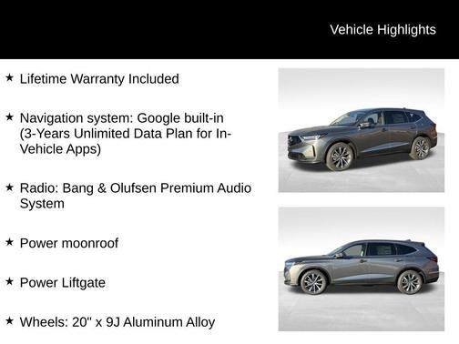 2026 Acura MDX Technology Package