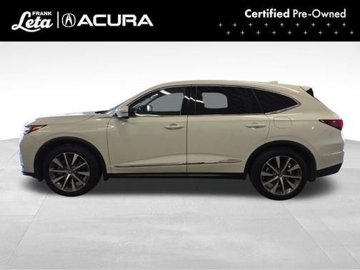 White 2025 Acura MDX Technology