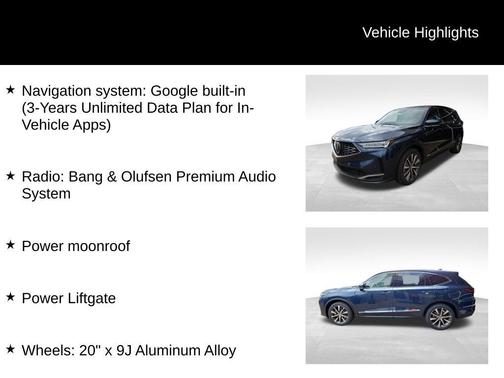 2026 Acura MDX Technology Package
