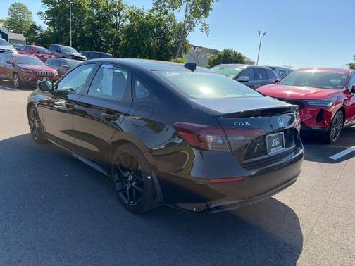 Black 2025 Honda Civic Sport