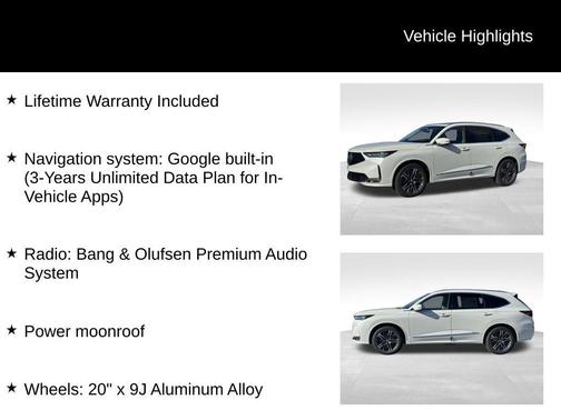 2026 Acura MDX Advance Package