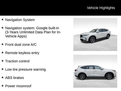 2026 Acura MDX Technology Package