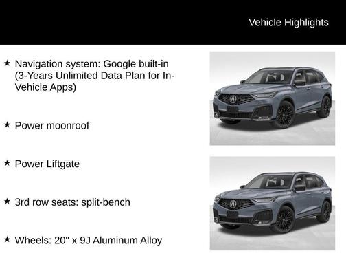 2026 Acura MDX A-Spec Advance Package