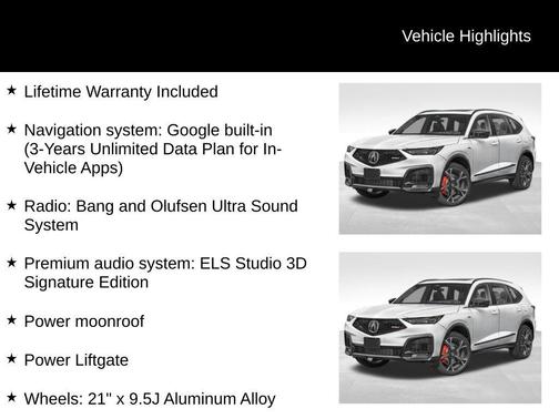 2026 Acura MDX Type S w/Advance Package
