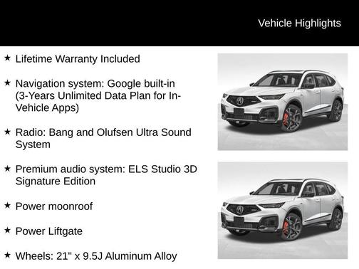 2026 Acura MDX Type S w/Advance Package