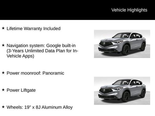 Blue 2026 Acura ADX A-Spec Advance