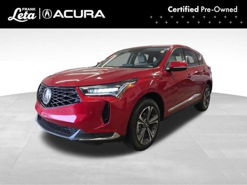 Red 2025 Acura RDX Technology Package