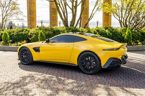Yellow 2023 Aston Martin Vantage