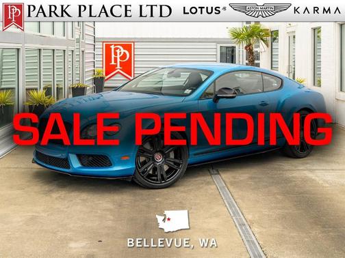 Kingfisher Metallic 2015 Bentley Continental GT V8 S