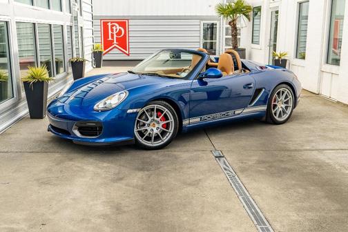 Aqua Blue Metallic 2011 Porsche Boxster Spyder