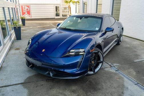 Gentian Blue Metallic 2020 Porsche Taycan Turbo S