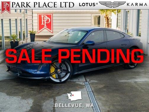 Gentian Blue Metallic 2020 Porsche Taycan Turbo S