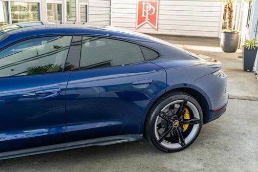 Gentian Blue Metallic 2020 Porsche Taycan Turbo S
