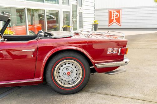 Carmine Red 1973 Triumph TR6