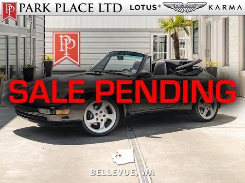 Black Metallic 1996 Porsche 911 Carrera Cabriolet