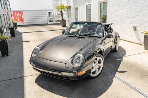 Black Metallic 1996 Porsche 911 Carrera Cabriolet