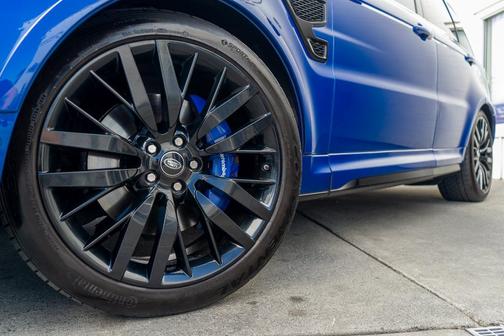 Estoril Blue 2017 Land Rover Range Rover Sport 5.0L Supercharged SVR