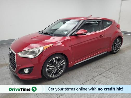 Boston Red Metallic 2017 Hyundai Veloster Turbo