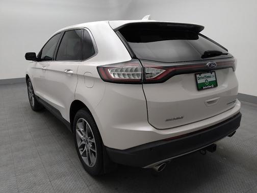 White Platinum Metallic Tri-Coat 2016 Ford Edge Titanium