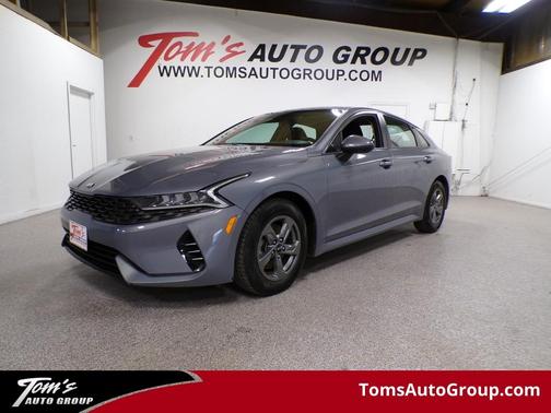 Gray 2021 Kia K5 LXS