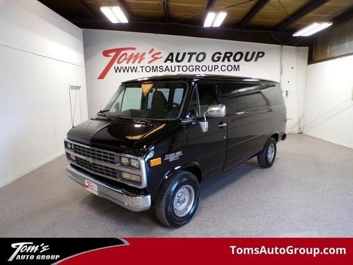 Black 1992 Chevrolet Van G20