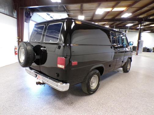 Black 1992 Chevrolet Van G20