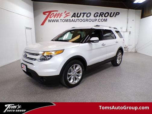 White Platinum Tri-Coat Metallic 2015 Ford Explorer Limited
