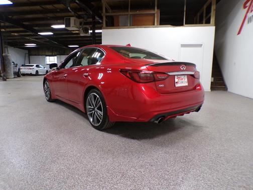 Dynamic Sunstone Red 2021 INFINITI Q50 3.0t SENSORY