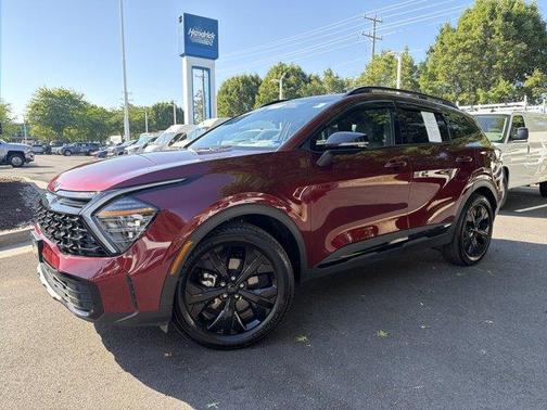 Red 2025 Kia Sportage Plug-In Hybrid X-Line