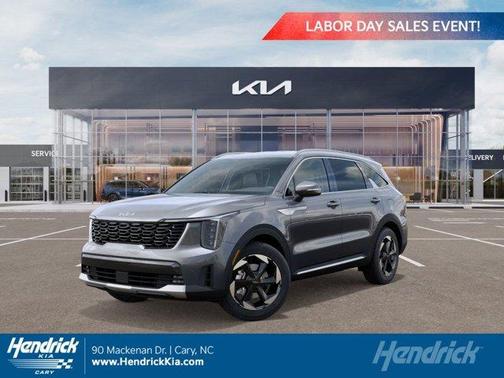 Steel Gray 2026 Kia Sorento Hybrid EX
